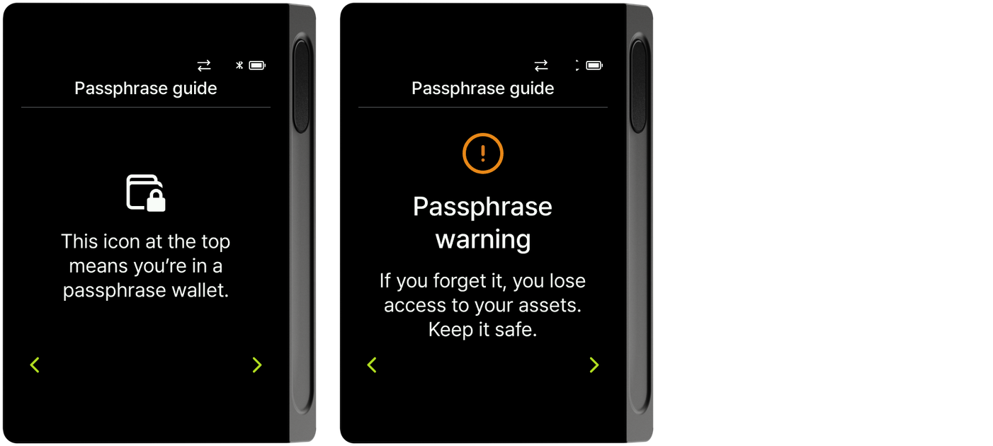Passphrase guide 3 and 4