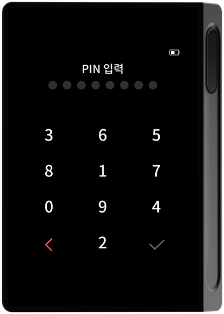 PIN 입력 화면